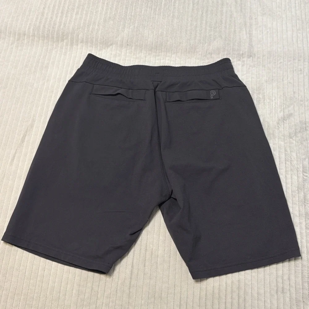 Public Rec Men's All Day Every Day Sweat Shorts Size 32R Stretch Pockets Black